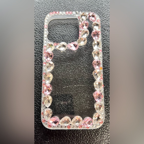 Bling Rhinestone Case For Iphone 15 Pro - Picture 3 of 5
